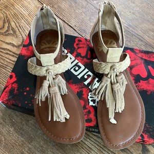 New in Box!  Fergalicious Tanya sandals. Brulee color. Size 5.5 Womens